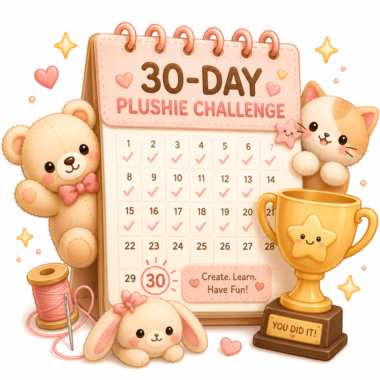 30-DAY Plushie Challenge