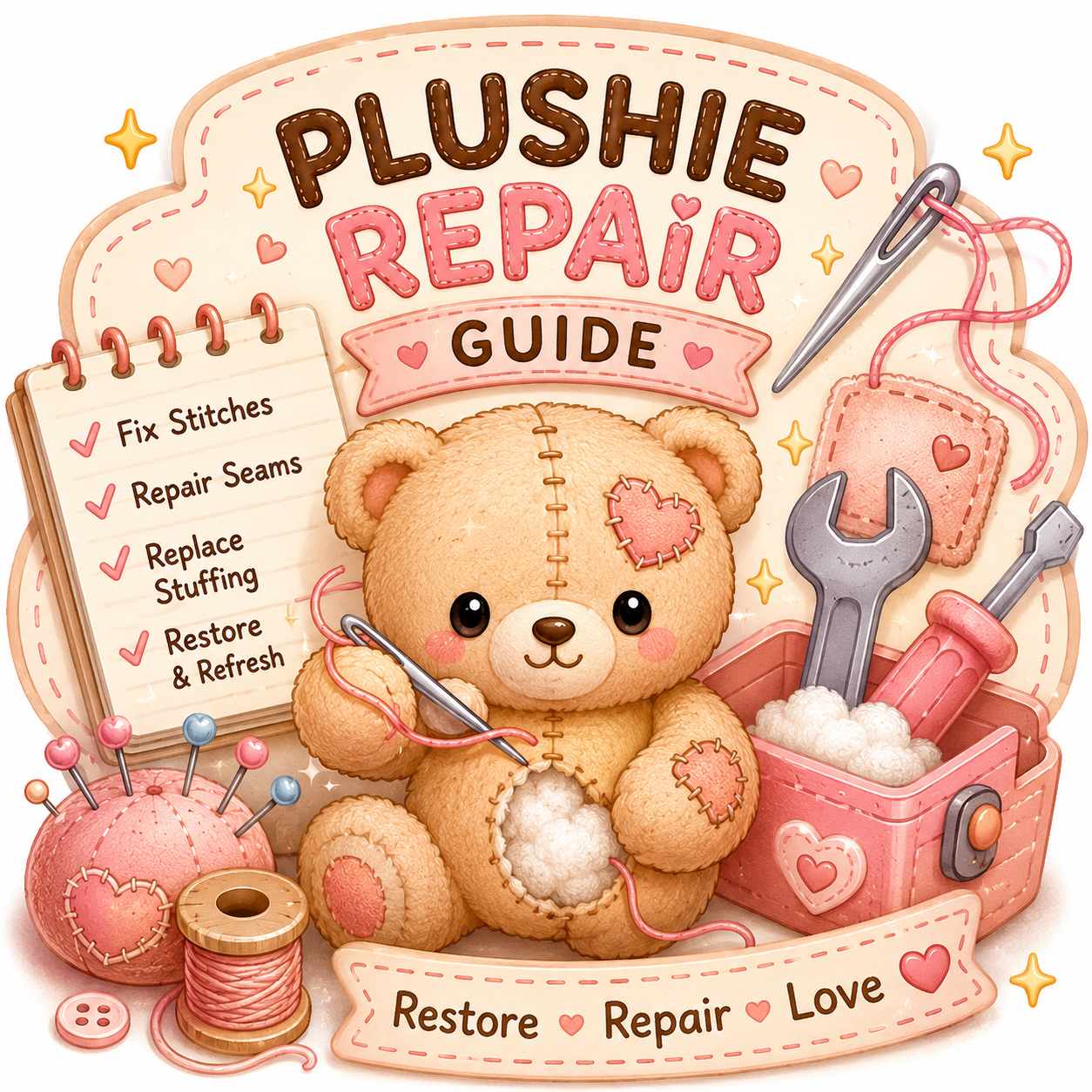 Plushie Repair Notes