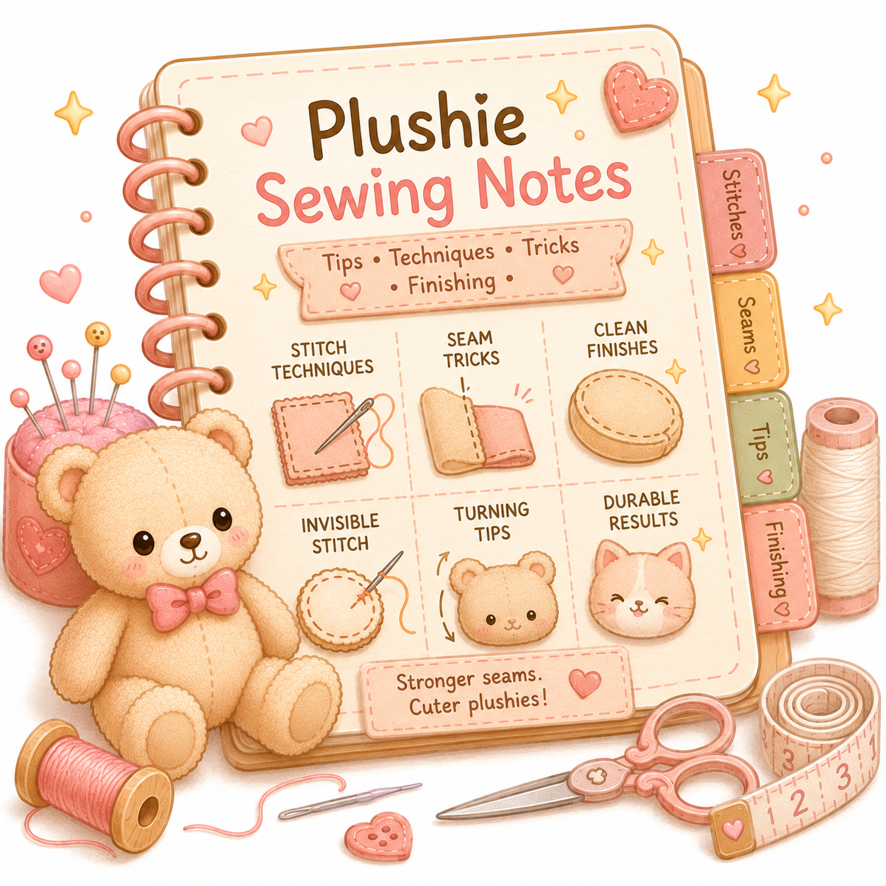 Plushie Sewing Notes